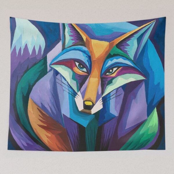 Item preview, Fox captivating abstract art designed and sold by shokA Design.
