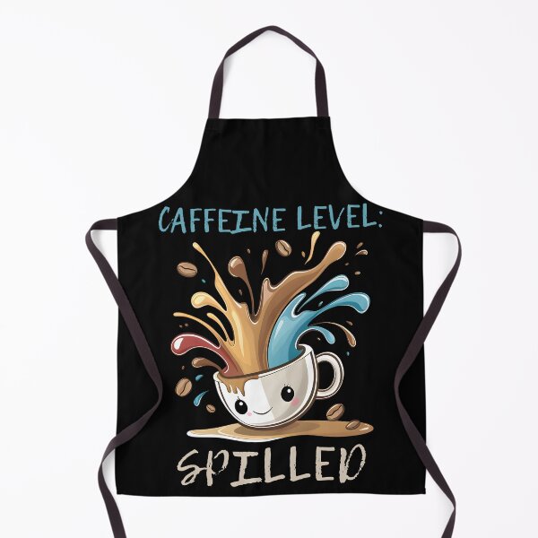 Item preview, Spilled Coffee Caffeine Level: Spilled Funny Gifts For Coffee Lovers designed and sold by I-wanna-T-shirt.