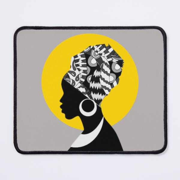 Item preview, Beautiful African Woman, African artwork, Mud art, Black Art, Roots artwork designed and sold by Afrocarribe.