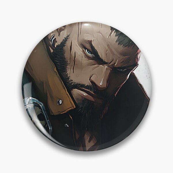 Item preview, Final Fantasy VII Barret Wallace FF7 Fanart designed and sold by bapupa.