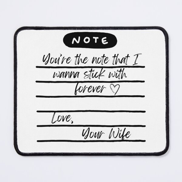 Item preview, "You're the note" Valentine's Day - Wife Ver. designed and sold by BeWilDesigns.