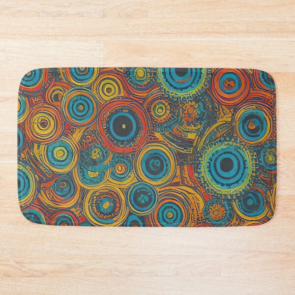 Item preview, Cluster of yellow and blue circles #2 designed and sold by mylittlewindow.
