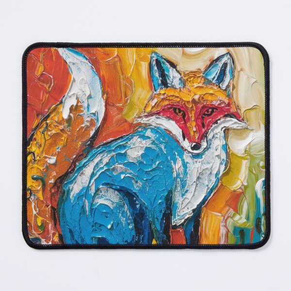 Item preview, Fox captivating abstract art designed and sold by shokA Design.