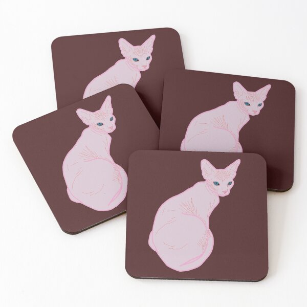 Item preview, Pink Sphynx Cat designed and sold by turddemon.