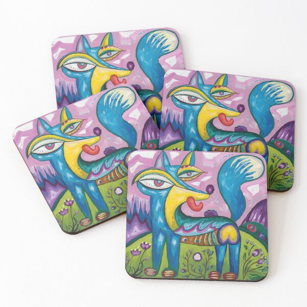 Item preview, Fox captivating abstract art designed and sold by shokA Design.