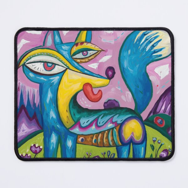 Item preview, Fox captivating abstract art designed and sold by shokA Design.