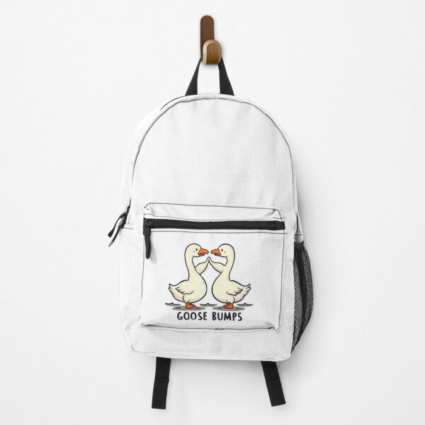Item preview, A playful design of two geese facing each other with the phrase "Goose Bumps" designed and sold by Moad Fahim.