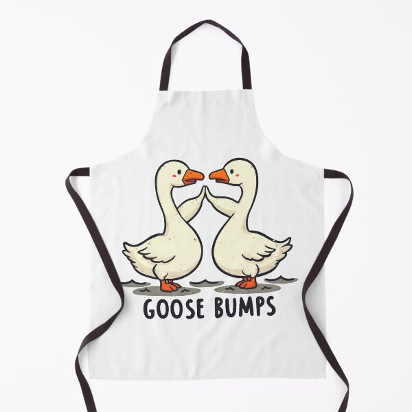 Item preview, A playful design of two geese facing each other with the phrase "Goose Bumps" designed and sold by Moad Fahim.
