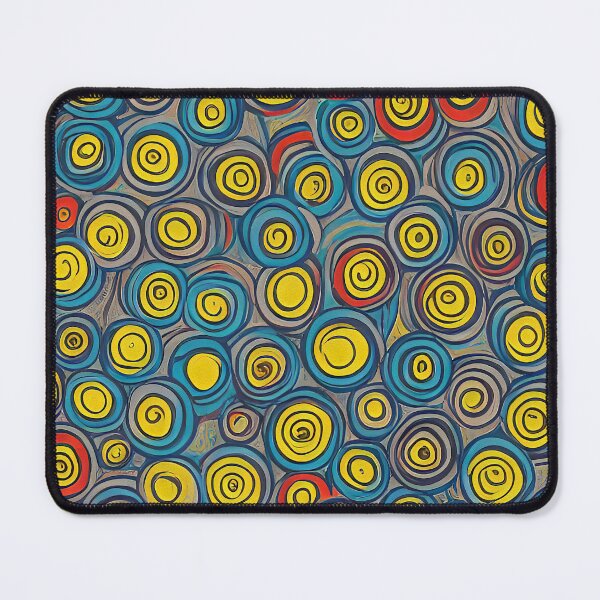 Item preview, Cluster of yellow and blue circles #3 designed and sold by mylittlewindow.