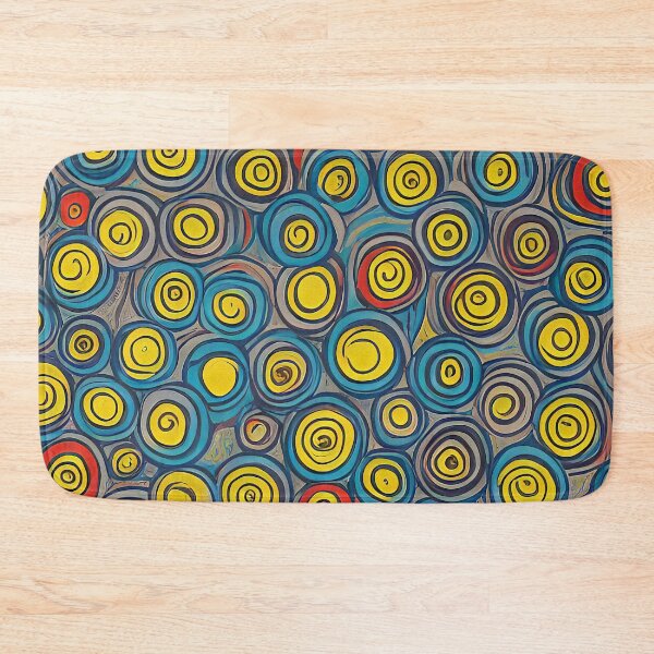 Item preview, Cluster of yellow and blue circles #3 designed and sold by mylittlewindow.