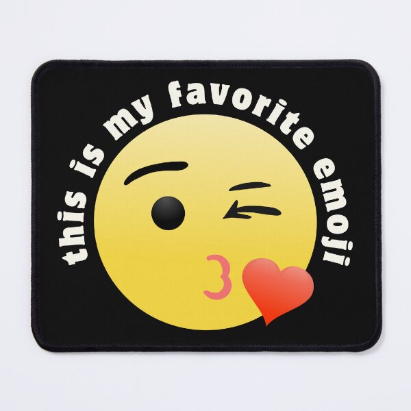Item preview, Kissing Heart Emoji designed and sold by likeforcode.