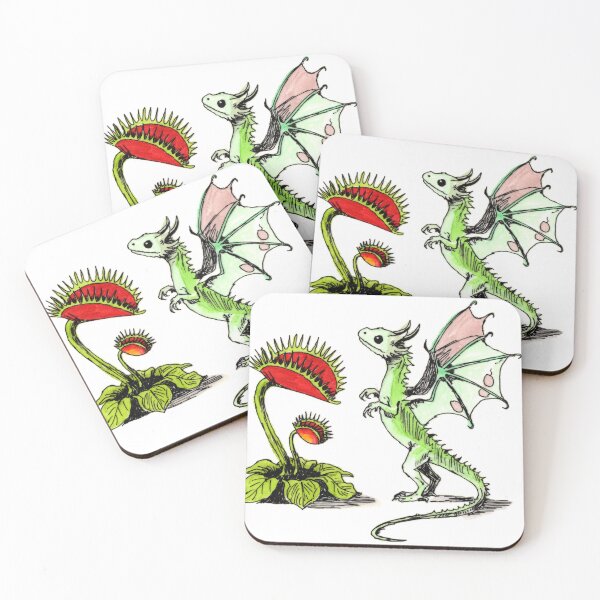Item preview, Venus Flytrap Dragon designed and sold by Scribbles & Doodles by Jinx.