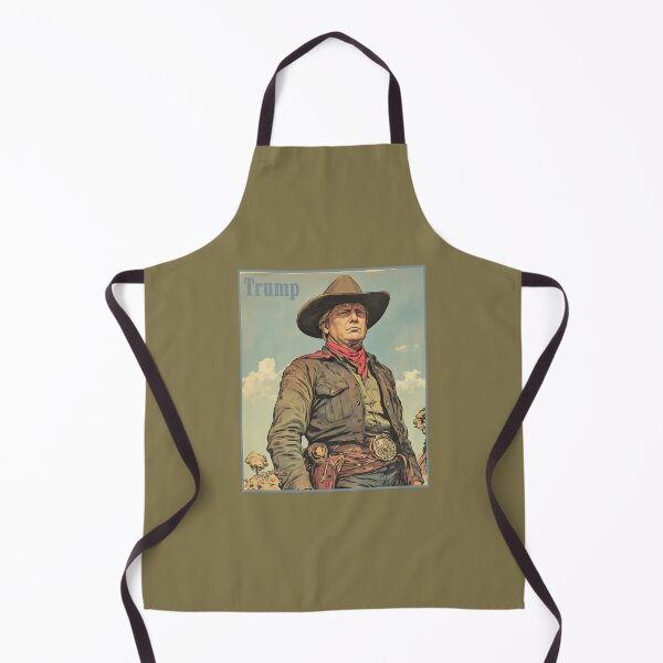 Item preview, Trump vaquero, Trump de cómic, Trump del oeste, Trump vaquero retro, Trump sheriff designed and sold by SavageLegion.