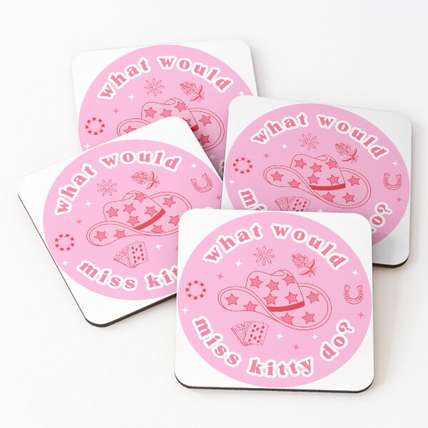 Item preview, Miss Kitty Gunsmoke Sticker designed and sold by StudioCerulean.