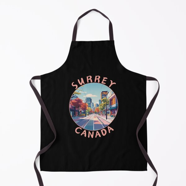 Item preview, Surrey in British Columbia Canada Retro Travel Art Emblem designed and sold by MaateoDesign.