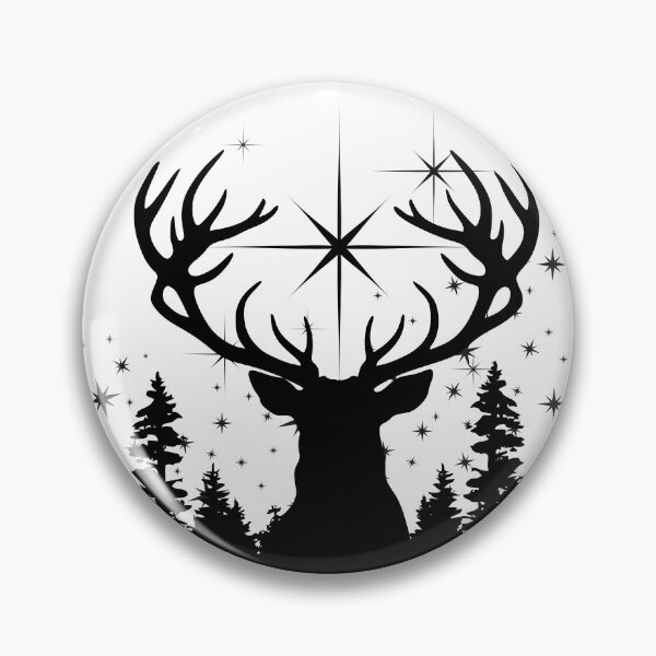 Item preview, Throne of Glass Inspired Stag With Quote designed and sold by Pines & Starlight.