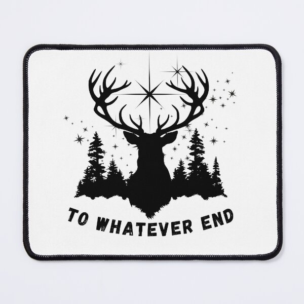 Item preview, Throne of Glass Inspired Stag With Quote designed and sold by Pines & Starlight.