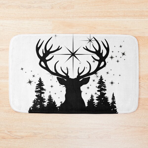 Item preview, Throne of Glass Inspired Stag With Quote designed and sold by Pines & Starlight.