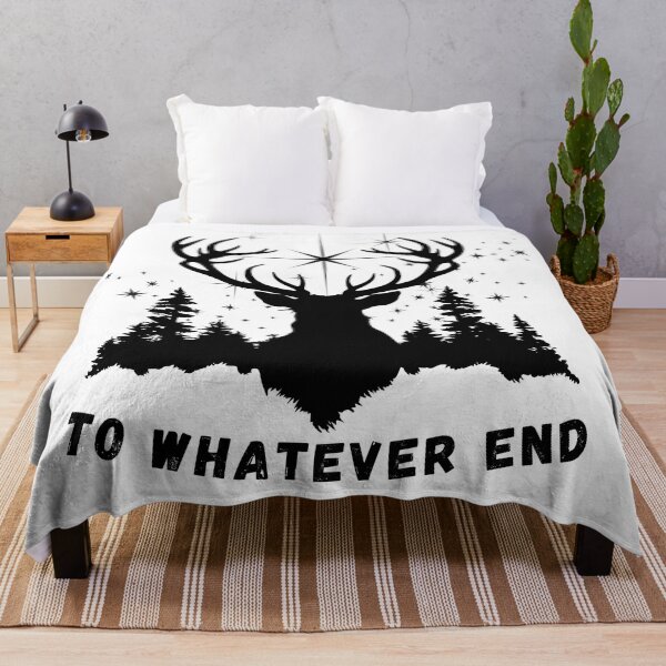 Item preview, Throne of Glass Inspired Stag With Quote designed and sold by Pines & Starlight.