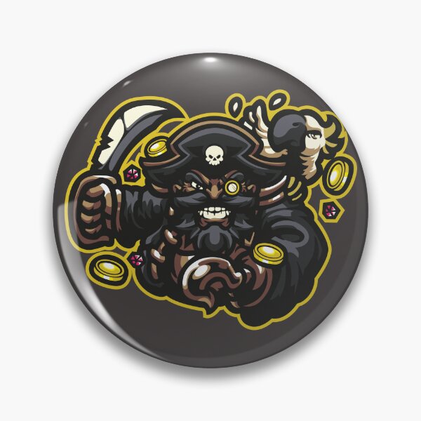 Item preview, Pirate with his sword and a parrot on his back designed and sold by MerlinWear.