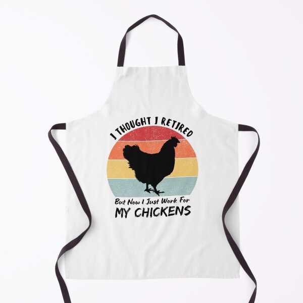 Item preview, I Thought I Retired But Now I Just Work for My Chickens Funny Retirement Gift designed and sold by MouDantArts.