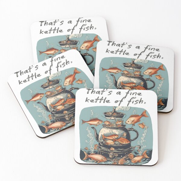 Item preview, Irish Sayings, Idioms, Kettle of Fish designed and sold by CulturalCurios.