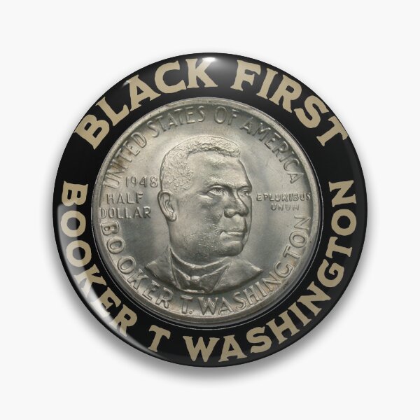 Item preview, Black First Booker T Washington designed and sold by RobScottCreates.