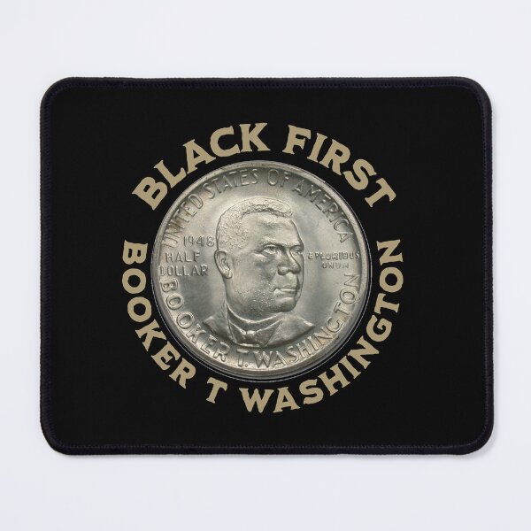 Item preview, Black First Booker T Washington designed and sold by RobScottCreates.