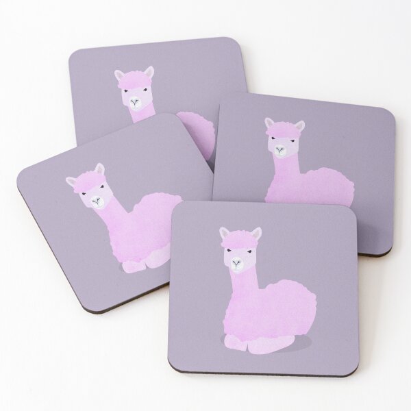 Item preview, Boho Pink Violet Lama designed and sold by bohoanimals.