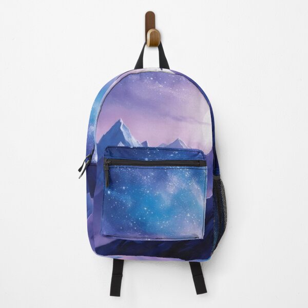 Item preview, Fantasy Mountain Landscape & Wolf designed and sold by Pines & Starlight.