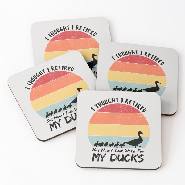 Item preview, I Thought I Retired But Now I Just Work for My Ducks Funny Retirement Gift designed and sold by MouDantArts.