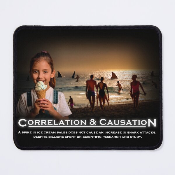 Item preview, Motivational Poster - Correlation & Causation designed and sold by Cancelpalooza.