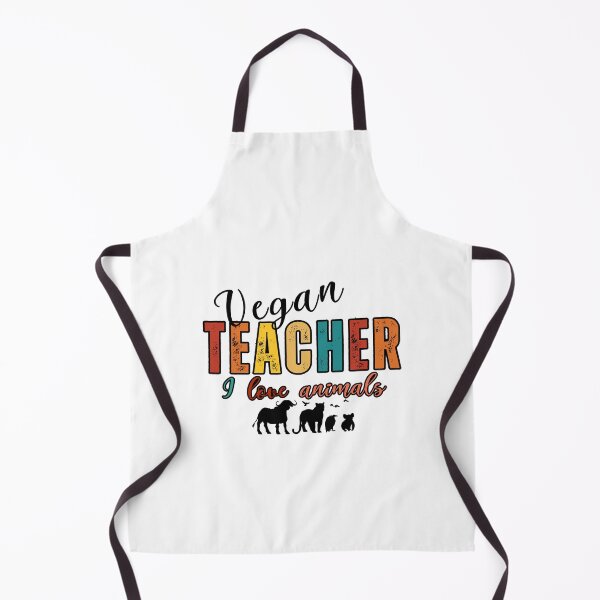 Item preview, T-shirt, vegan teacher, colorful vintage style designed and sold by neferet store.