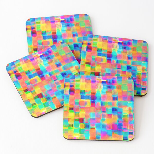 Item preview, Abstract Color Grid designed and sold by Health And Fitness Posts e-Store.