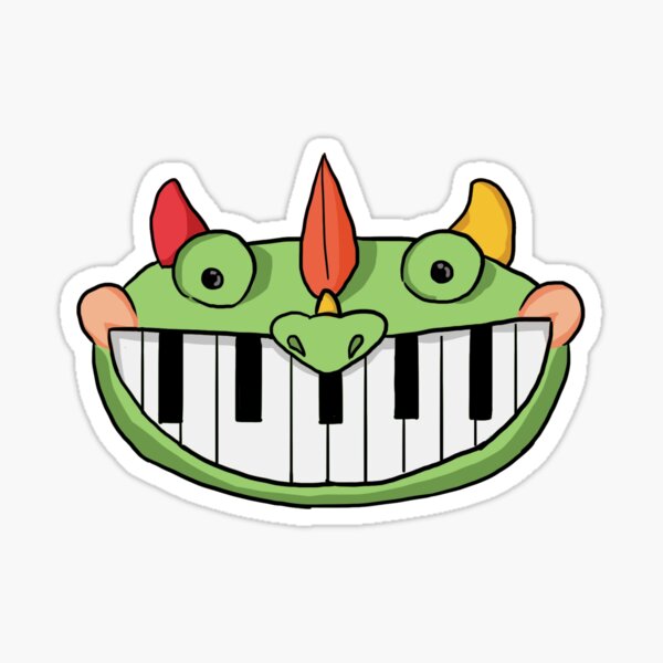 Aperçu de l'œuvre Sticker pour le chapitre 4 de Pianosaurus Poppy Playtime créée et vendue par aMysticalArtist.