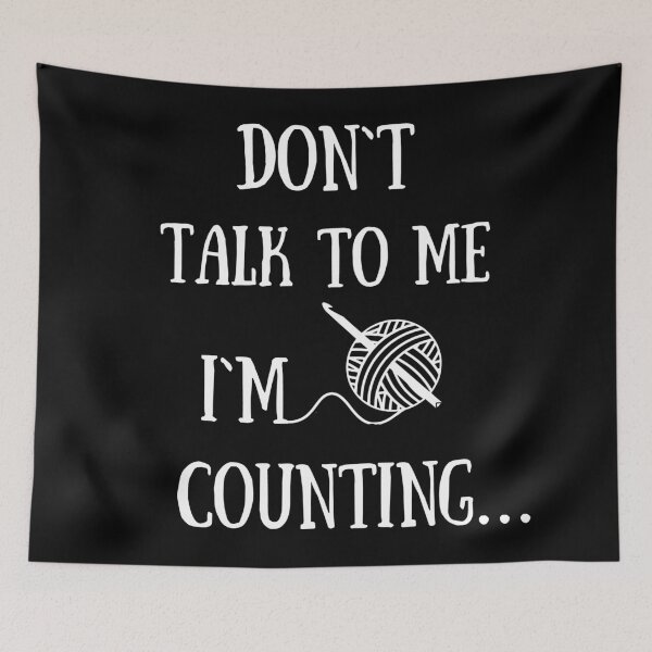 Item preview, Funny crocheting saying crocheter counting joke crochet puns designed and sold by Alexaltay.