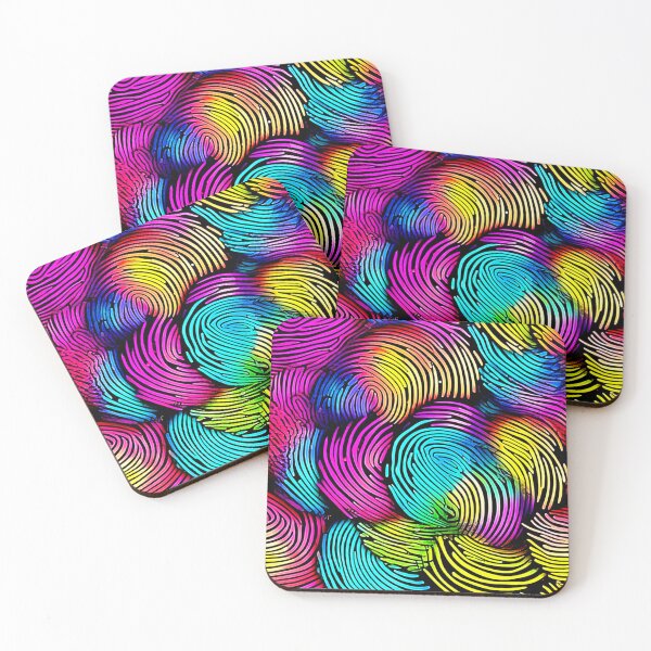Item preview, Rainbow Fingerprint Dreams designed and sold by Health And Fitness Posts e-Store.