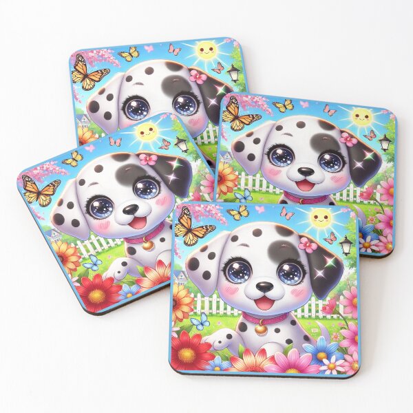 Item preview, 101 Days of School Dalmatian, Cute Kawaii Kindergartener 100 Stary eyed  designed and sold by TheTimeTaxi.