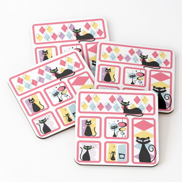 Item preview, Retro Cats designed and sold by TurquoiseBird.