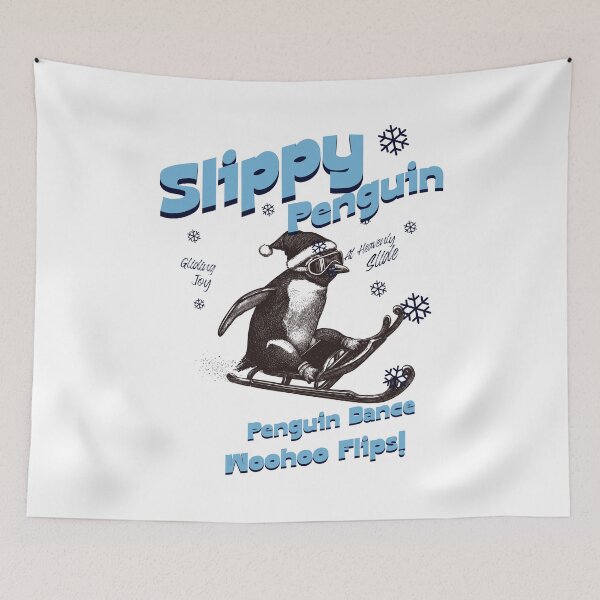 Item preview, Cute Skiing Penguin on Heavenly Mountain designed and sold by ElegantPlanet ⭐⭐⭐⭐⭐.