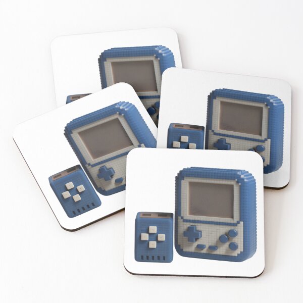 Item preview, Pixelated Retro Handheld Gaming Console and Controller Design designed and sold by Creative88Art.