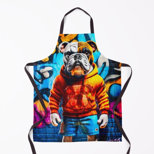 Item preview, Urban Graffiti Street Art Bulldog designed and sold by Drone-tees.