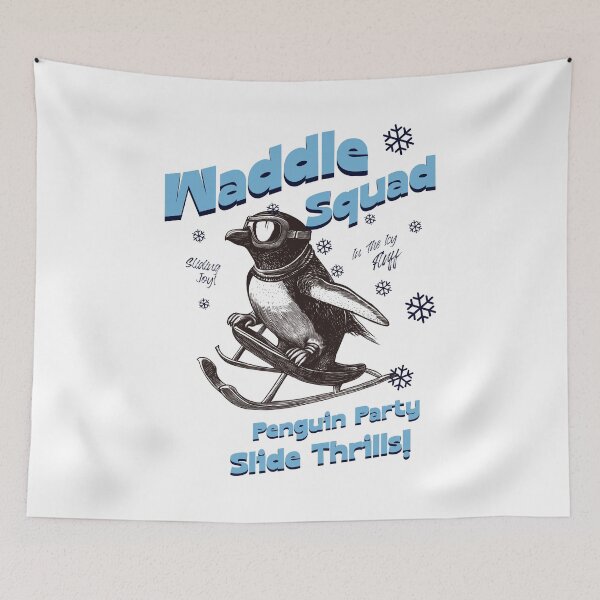 Item preview, Cute Skiing Penguin on Heavenly Mountain designed and sold by ElegantPlanet ⭐⭐⭐⭐⭐.