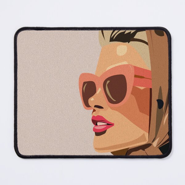 Item preview, Retro bohemian fashion beautiful woman with sunglasess designed and sold by bohoanimals.