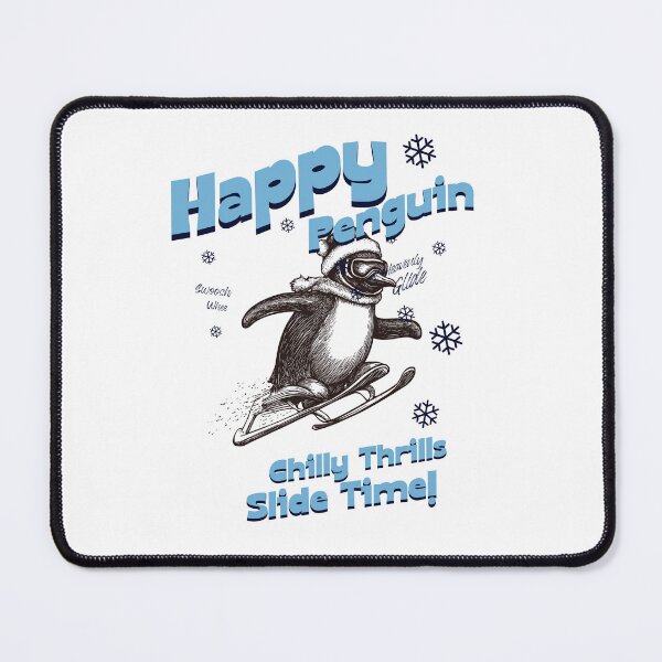 Item preview, Cute Skiing Penguin on Heavenly Mountain designed and sold by ElegantPlanet ⭐⭐⭐⭐⭐.