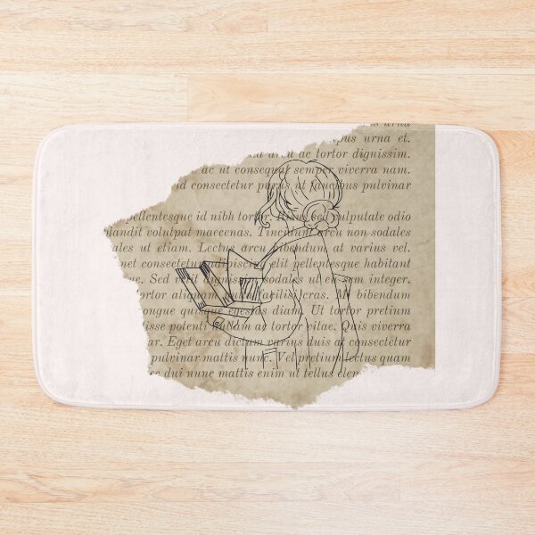 Item preview, Reader on vintage newspaper designed and sold by Neadoodles.