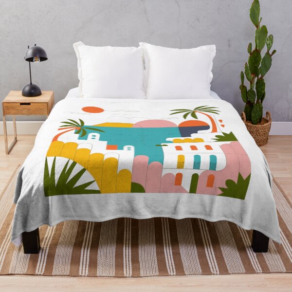 Item preview, Vintage Travel Design Ibiza Spain - Minimal Retro Mediterranean Paradise - Minimalist Coastal Art designed and sold by pod24.