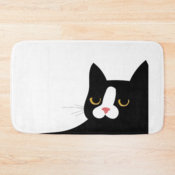 Item preview, Black boho cat with yellow eyes designed and sold by bohoanimals.