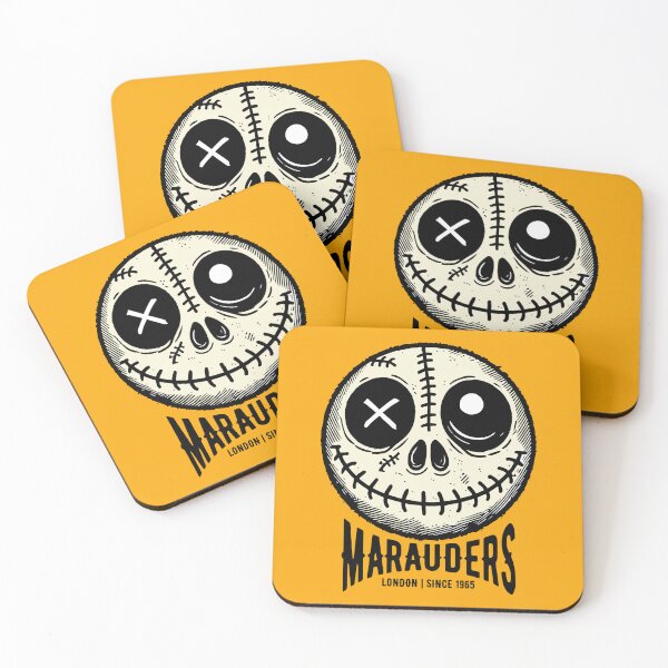 Item preview, Round sugar skull – emblem of the London Marauders designed and sold by KoandZo.