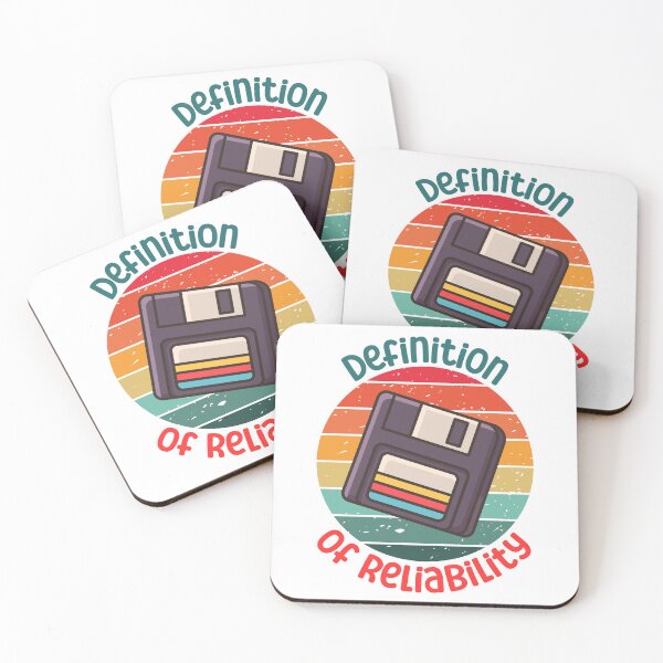Item preview, Retro Floppy Disk Design – Definition of Reliability designed and sold by CleanDecor.